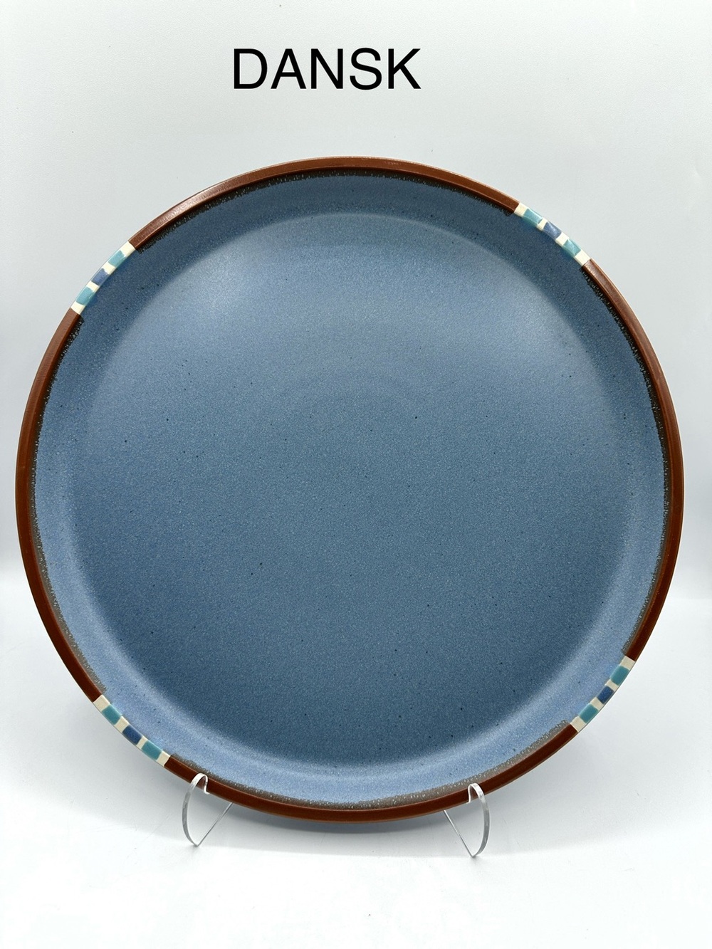 Dansk Blue Mesa 13” Round Platter